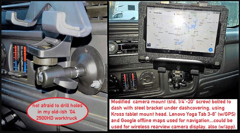 tablet (GPS-offline maps) dash mount.JPG