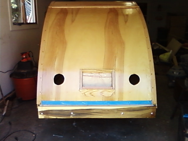 Hatch Epoxied and Ready for Varnish