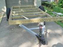 Trailer with subframe