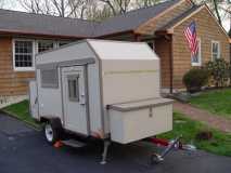 Angled view of upgraded camper