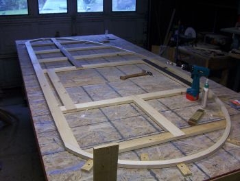 side frame in building jig