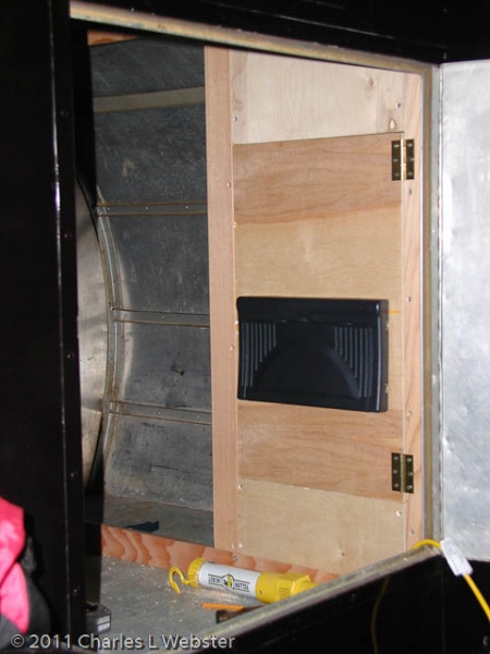Electrical door with WFCO in place