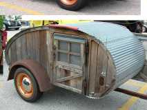 Awesome old school teardrop trailer