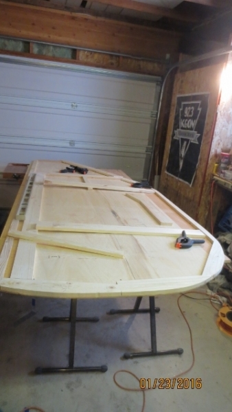 Cutting out frame rails for other side