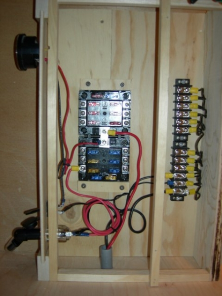 More Wireing Cabinet in Galley