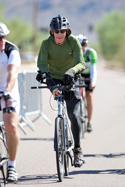 One Legged Cyclist in Tour de Scottsdale