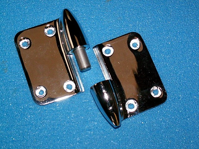 Close up of Torpedo Hinge from Austin Hardware.