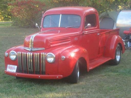 1947 Ford pickup and 1947 Tourette