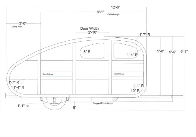 Cabin Car Profile With Frame