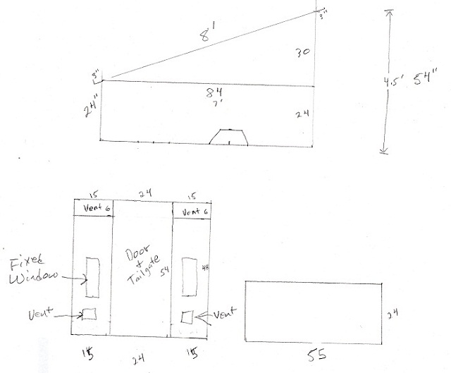 Side view drawing