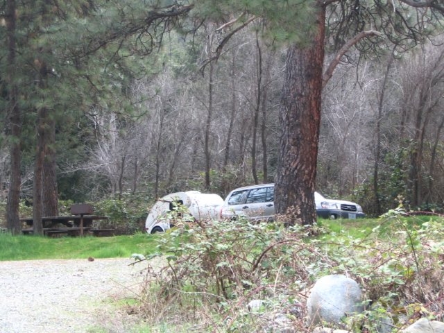 Camping on Klamath river