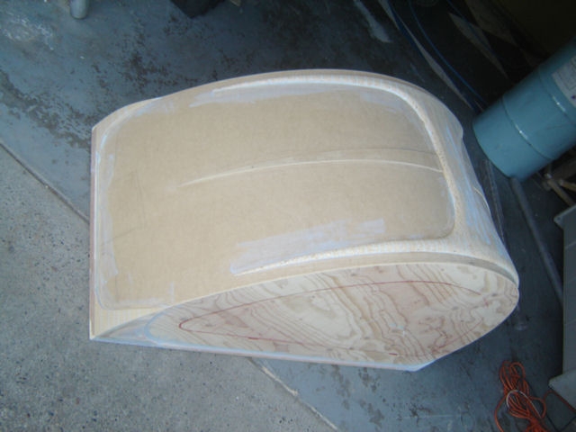 view of back trim