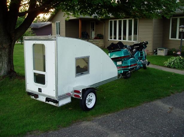 second build Small motorcycle trailer