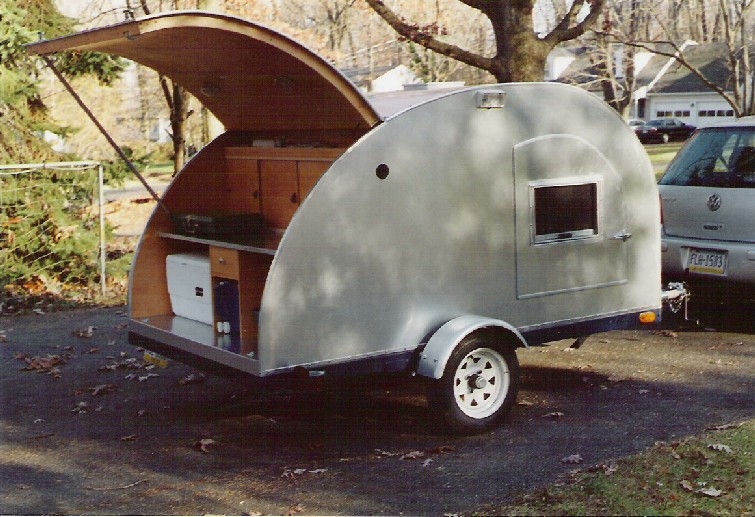 TinTop from rear with hatch open