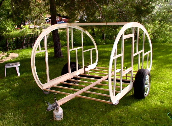 Frame. Oak tongue and side rail.