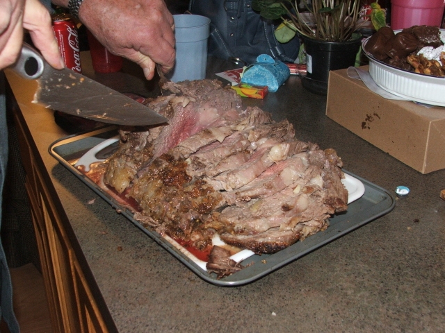 Dutch oven prime rib