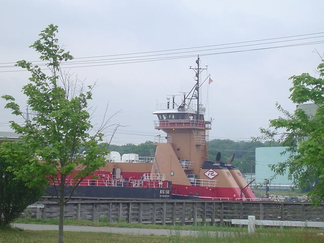 Big Barge in Canal