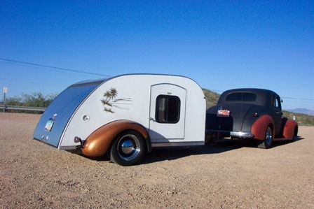 1939 chevy and teardrop