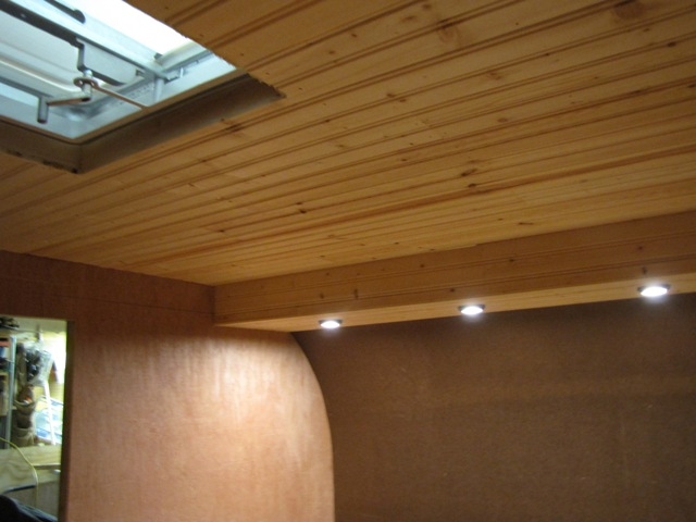 front wall and ceiling vent