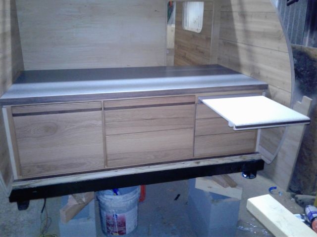 Cabinet cutting board