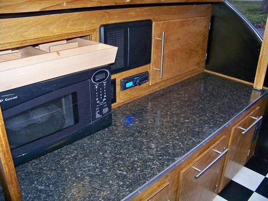 Galley surface (microwave just replaced)