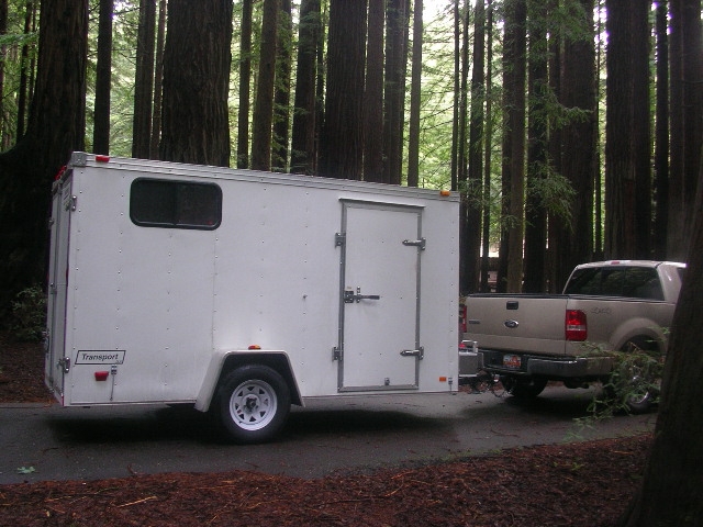 truck/trailer/redwoods