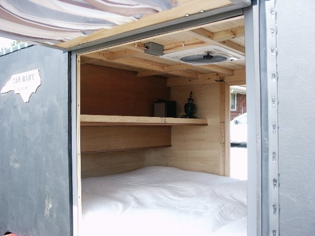 Sleeping area rear