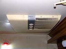 Interior view of air conditioner