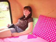 Amanda in the Camper