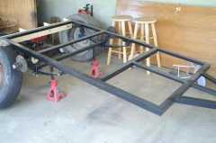 painted frame with bumper