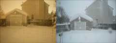 Our house shed during blizzard 10-02-06.