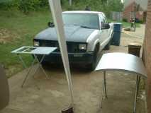 Silver parts and ugly truck!!