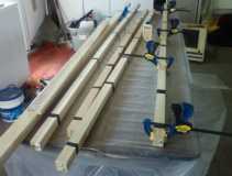 Gluing up Roof Spars