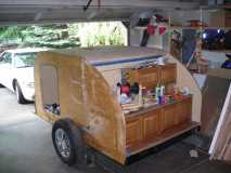 plywood skin on..galley/catchall