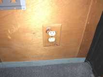 Rear outlet