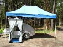 10 X 15 Canopy with Side Tent