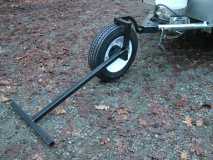 Trailer Dolly for any TD equipped with a removable tongue utilizing the spare tire.  (pix 2 of 2)