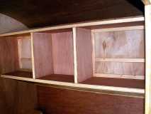 Cabin cabinets ready for face frame and doors