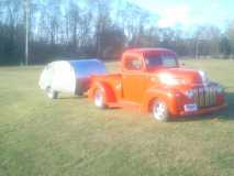 1947 Ford pickup and 1947 Tourette