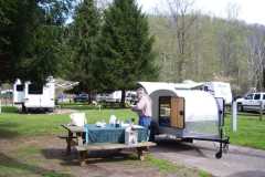 Our first night camping-A state park in WV on the way home