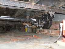 new axle installation