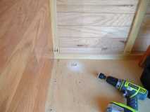 cutting holes in galley floor for conduit