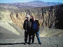 Dave & Kathleen at Ubehebe crater