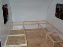 Bed area & Dinette support frame