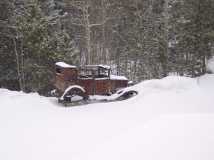 Old car in Fran's yard