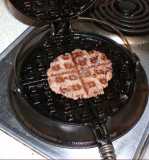 Waffle burger