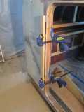 Hinge Jig Clamped To Jamb