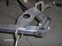 Tongue Jack Plate Clamped 2