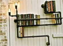 pipe shelves