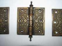 close up of hinges